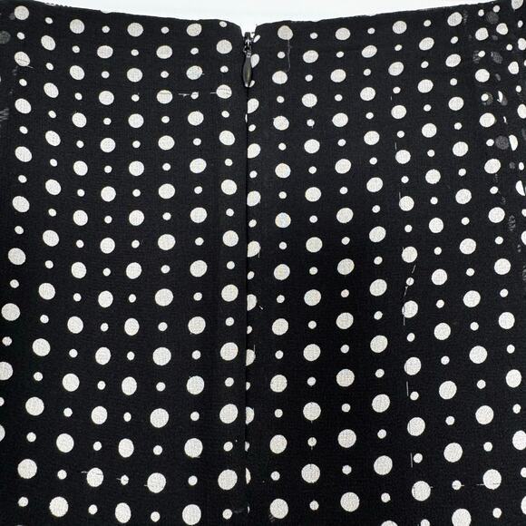 Express Mid Length Polka Dot Skirt - Picture 4 of 5